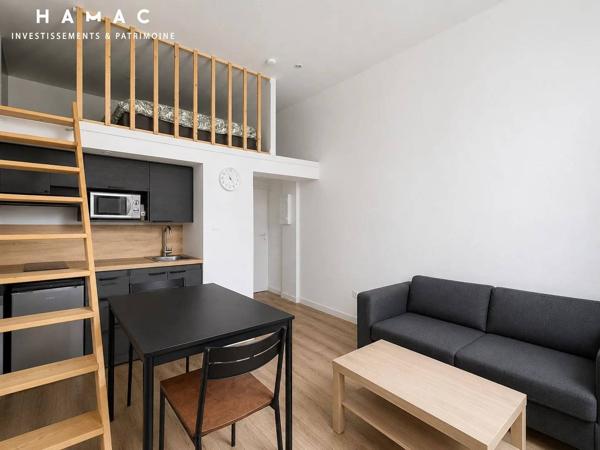 Studio avec jardin privatif de 110 m² – Investissement clé en main vendu loué – Oullins