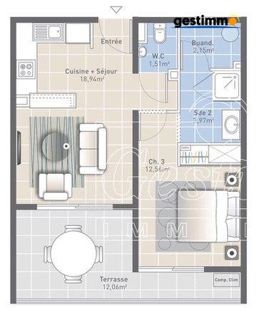 APPARTEMENT T2 - BADUEL