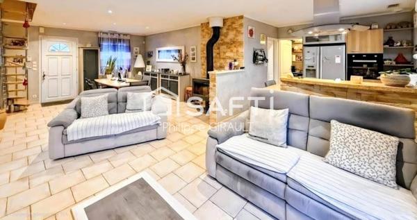 Contemporaine, 4 chambres, sur 517m² de jardin