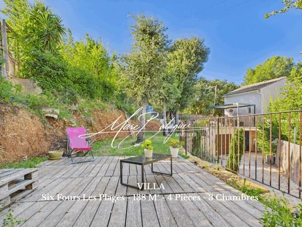 Six-Fours-les-Plages (83140) Lumineuse villa avec piscine - TALIAN, secteur recherché !