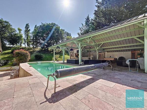 Proche Amboise, achat propriété maison + gîte de 396 m² sur 13hec.