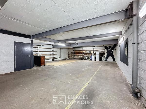 Loft familial et atelier à usage mixte avec appartement indépendant