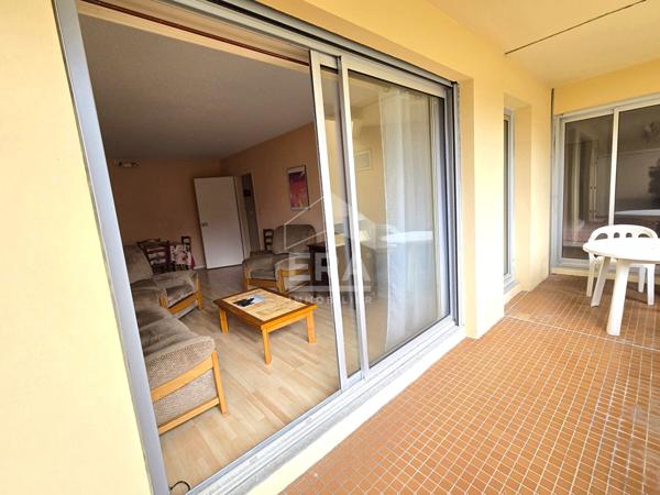 Biarritz Centre - Vente Appartement T2, terrasse sud au calme, parking et cave