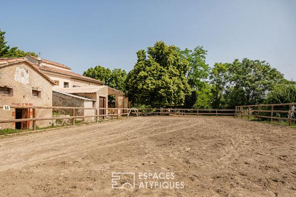Propriété en pierres avec accueil équestre – 212 m² + dépendances – 3 800 m² de terrain