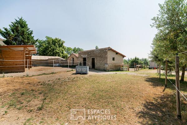 Propriété en pierres avec accueil équestre – 212 m² + dépendances – 3 800 m² de terrain