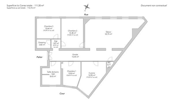 Appartement Paris 7 e - ÉCOLE MILITAIRE / GROS CAILLOU