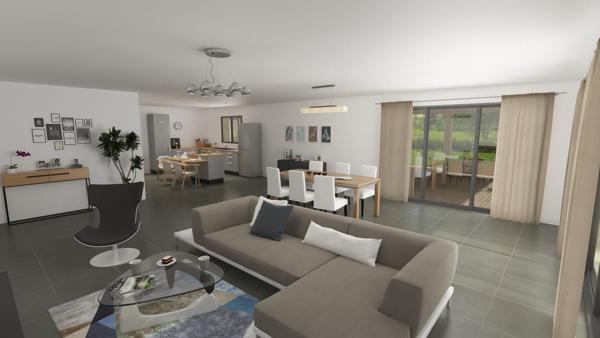 Terrain + Maison à vendre 5 pièces - 120 m²