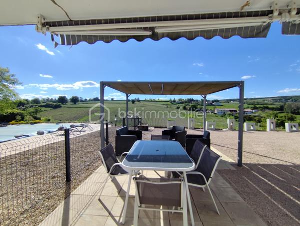 A découvrir sans tarder ! 

 Maison de 196 m2 à fort potentiel sur terrain de 1448 M2 et avec un appartement indépendant en rez-de-jardin qui jouxte la piscine. 
Située dans un quartier calme et résidentiel prisé de Hurigny ( à seulement 2 km du centre hospitalier de Mâcon, très proche des commerces de Charnay les Mâcon et de Mâcon. Le centre de Hurigny est à 2 km). 
Cette maison familiale de 196 m2 offre un cadre de vie entre la ville et la campagne et saura vous séduire avec ses beaux volumes et sa vue dégagée.
LES ATOUTS DE LA MAISON : 
Rez-de-jardin : Un appartement avec entrée indépendante, idéal pour accueillir des amis ou loger ses parents ou d'envisager une activité locative (chambres d'hôtes, location meublée ou activité professionnelle ). 
Il se compose d'une cuisine équipée ouverte sur le séjour, une chambre avec salle d'eau attenante, penderie et WC indépendant. L'accès est direct à la piscine (8 x 4 m avec bâche de sécurité).

Étage principal : Grand séjour traversant lumineux (orienté Est/Sud/Ouest) avec cheminée, cuisine séparée et équipée, 4 chambres avec toutes un placard mural, une salle de bain, avec baignoire, WC indépendant et coin buanderie.

Deuxième niveau : 2 grandes chambres avec salle d'eau chacune et WC, dressing, ainsi qu'un grenier.

INFORMATIONS COMPLEMENTAIRES : 
- Terrain paysagé
- parking pour plusieurs véhicules
 - Nombreux rangements dans toute la maison
 - 9 pièces au total, dont 7 chambres
 - Double vitrage, volets roulants en aluminium et électriques
 - Maison intégralement isolée par l'extérieur (murs, combles, garage) 
- Grand garage, atelier, cave, chaufferie
 - Deux chaudières Viessmann (bois et fioul)                           POMPE A CHALEUR OFFERTE PAR LE VENDEUR
- Assainissement collectif conforme (tout-à-l'égout)
 - DPE : D et B - Taxe foncière 2025 : 1 662 €