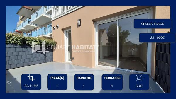 Appartement à vendre 1 pièce 36.41m² Cucq (62780)