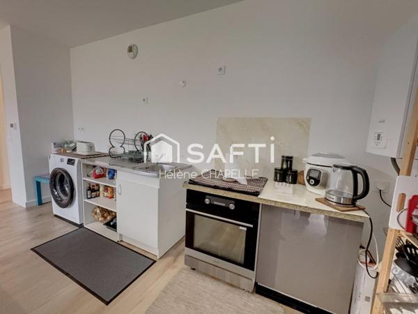 Appartement avec jardin et 2 places privatives