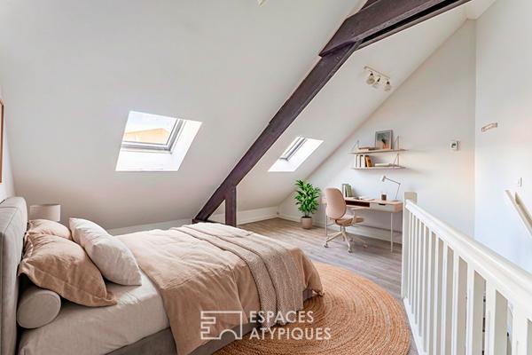 Duplex avec studio/atelier indépendant dans le centre-ville de Sèvres