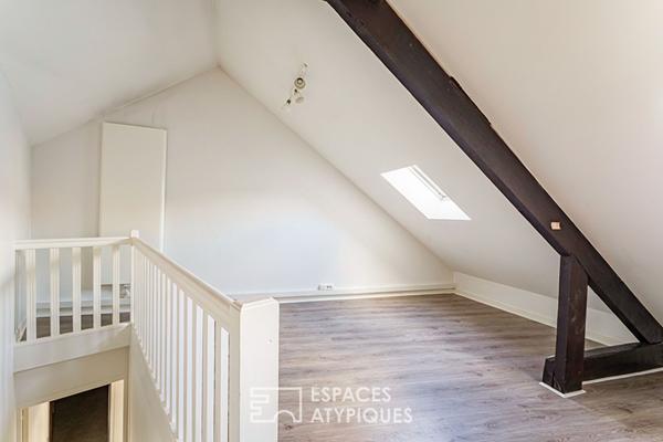 Duplex avec studio/atelier indépendant dans le centre-ville de Sèvres