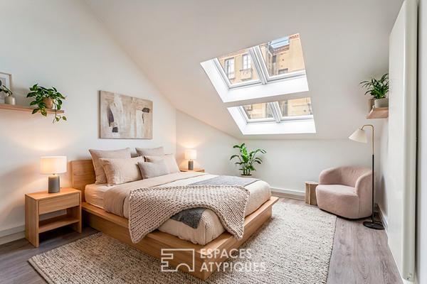 Duplex avec studio/atelier indépendant dans le centre-ville de Sèvres