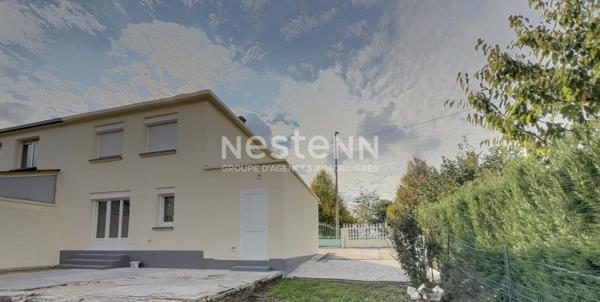 MAISON A VENDRE A TERGNIER - SECTION DE VOUEL (02700) - TROIS CHAMBRES - GARAGE - JARDIN