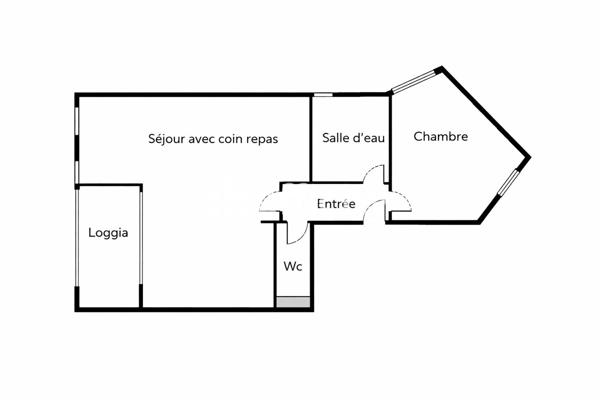 Appartement 2 pièces - 35 m²