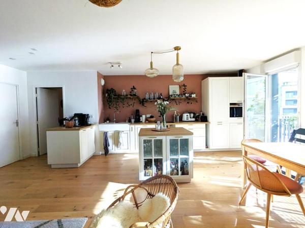 APPARTEMENT 3 PIECES - 2 CHAMBRES - BALCON -  GARAGE ENTRE L'ERDRE et La Loire - NANTES 