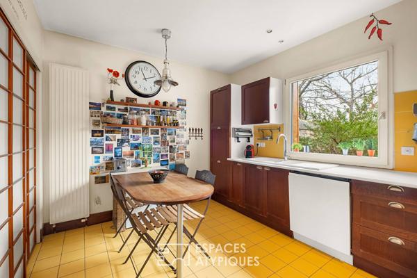 Maison bourgeoise avec extension en fond d’impasse au Point-du-Jour