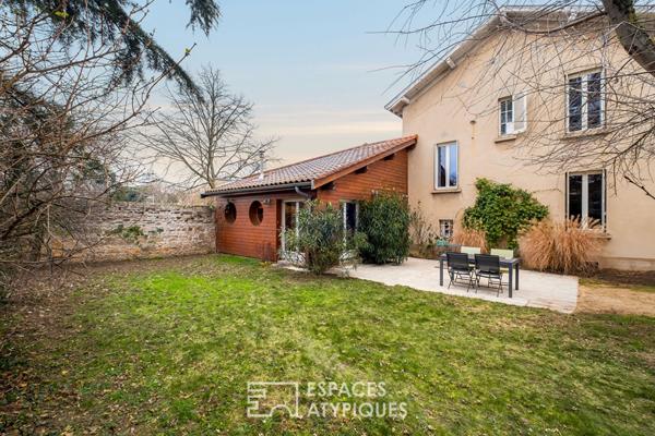Maison bourgeoise avec extension en fond d’impasse au Point-du-Jour