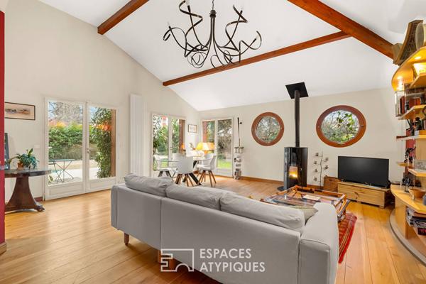 Maison bourgeoise avec extension en fond d’impasse au Point-du-Jour