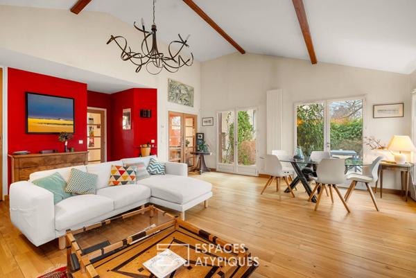 Maison bourgeoise avec extension en fond d’impasse au Point-du-Jour