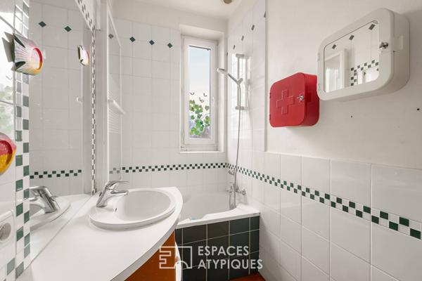 Maison bourgeoise avec extension en fond d’impasse au Point-du-Jour