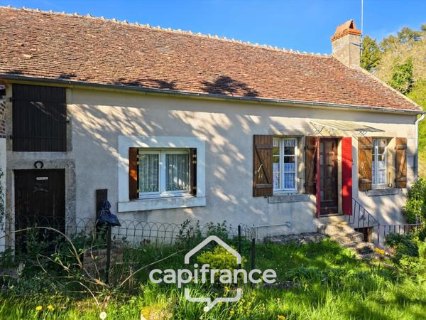 Maison de campagne avec jardin arboré – 40 m² évolutifs à 80 m² – ARTHEL (58)