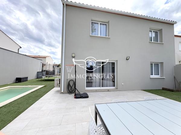 MAISON DE 141 M² AVEC PISCINE SUR UNE PARCELLE DE 376 M²
