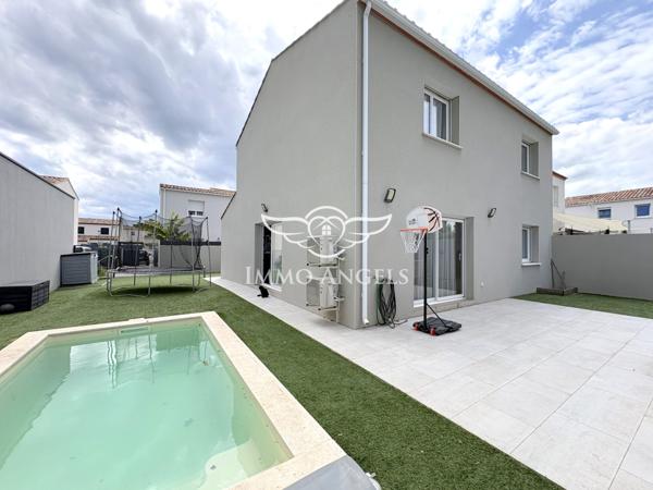 MAISON DE 141 M² AVEC PISCINE SUR UNE PARCELLE DE 376 M²