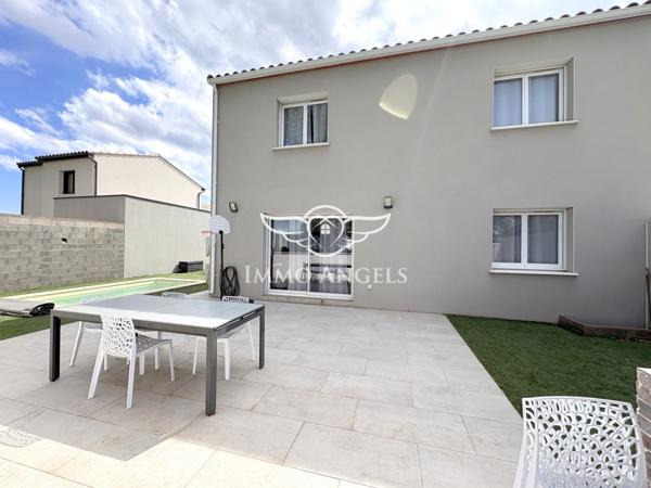 MAISON DE 141 M² AVEC PISCINE SUR UNE PARCELLE DE 376 M²