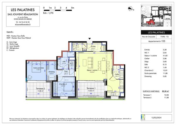 LES PALATINES centre Bourg-en-Bresse programme neuf
