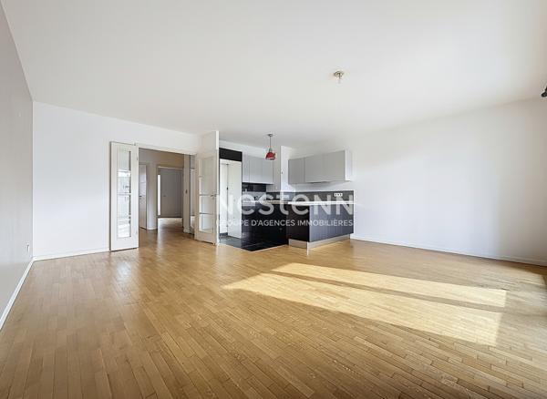 ISSY LES MOULINEAUX - FORT D'ISSY - Vente appartement 3 pièces traversant de 67.84 m² avec une terrasse orienté Sud/Ouest