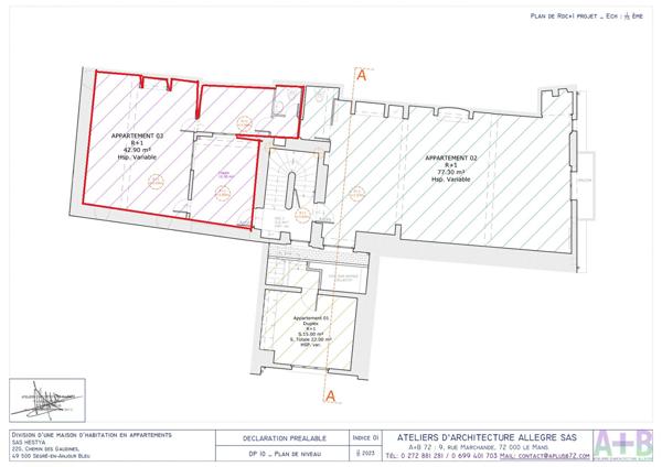 Appartement T2 avec extérieur - Hyper centre -Entièrement rénové