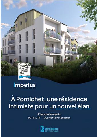 Appartement 2 pièces – 42 m² environ à Pornichet (ref : 79306P)