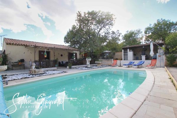 Vente de Nue-Propriété - Maison T3 + Appartement T2 sur 1000m2 - PLAN DE CUQUES