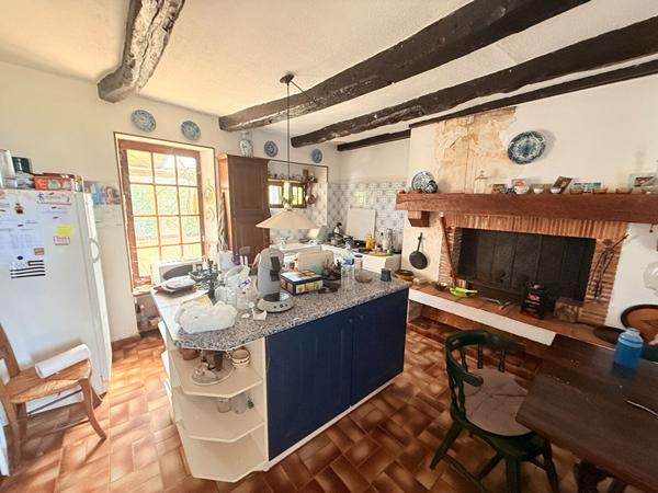 Maison pierre avec grange