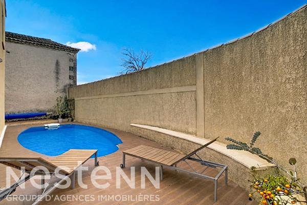 Belle Maison T5 de 109m² avec garage, piscine et jardin dans secteur recherché!!