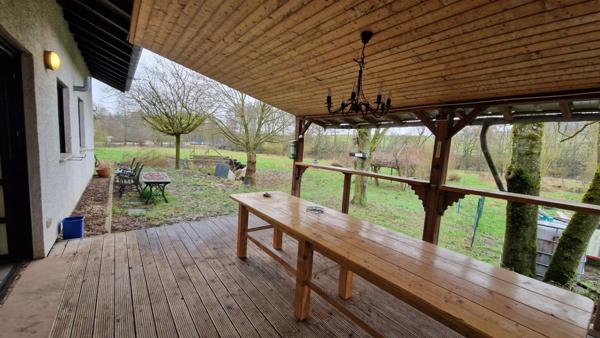 Maison individuelle F6 avec grand jardin pleine nature