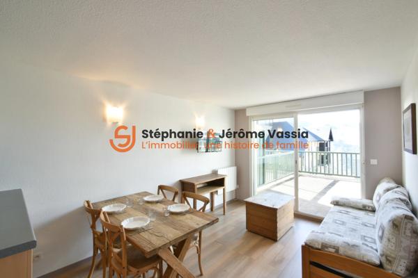 T2 + coin montagne – 6 couchages avec piscine et sauna à Peyragudes