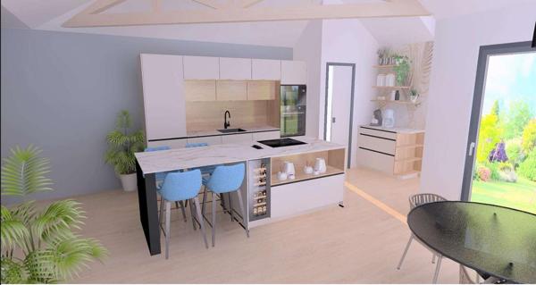 Maison à vendre  3 pièces - 70 m2 LE POULIGUEN - 44