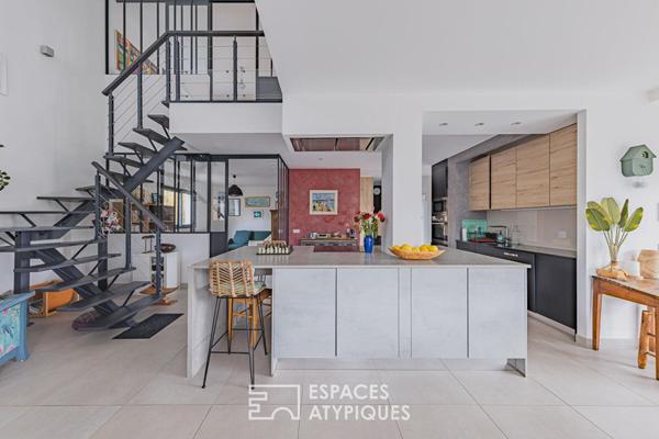 Architecture contemporaine singulière dans un cadre privilégié