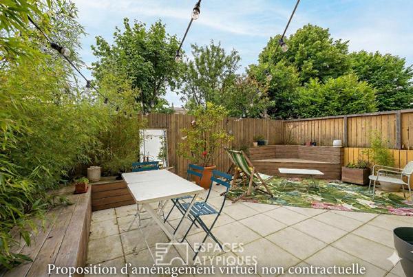 Duplex avec terrasse entièrement rénové