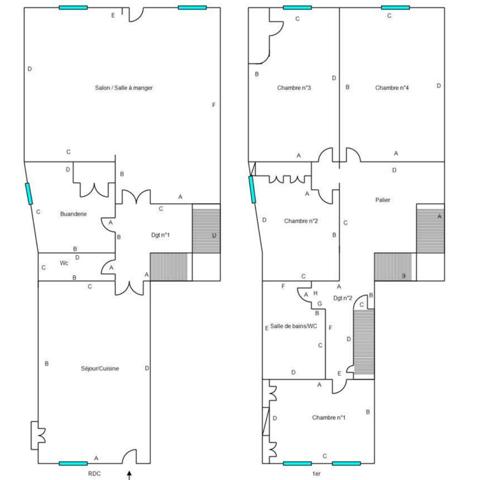 Maison 6 pièces - 184 m²