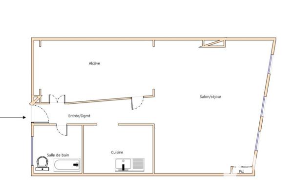 Appartement à vendre 2 pièces 48 m² Lyon 9