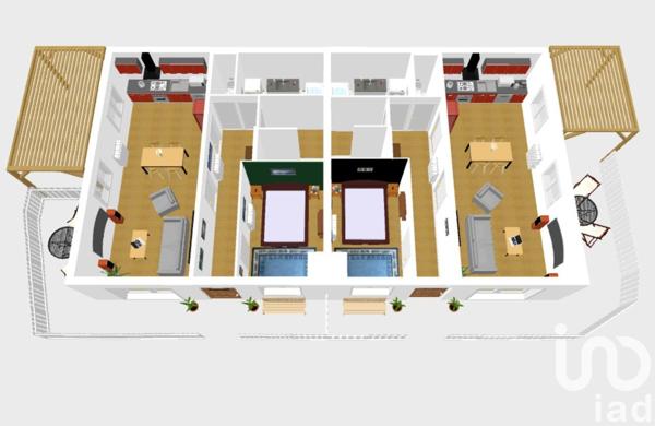 Appartement 2 pièces de 52 m² à Corenc (38700)