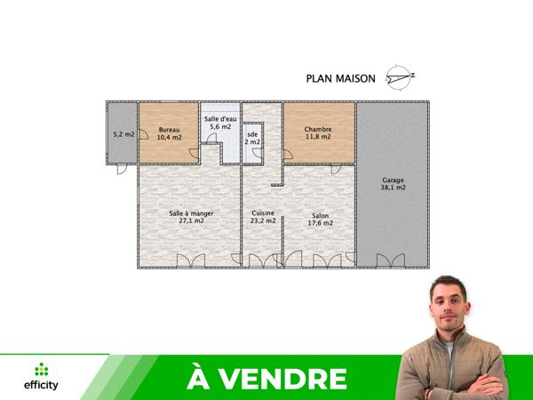 Maison
         4 pièces
        - 103 m² Exclusivité 70 000 € *