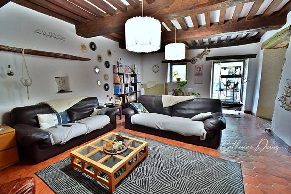 Maison à vendre 7 pièces 190 m2 -Dijon Sud Ouest 12 km - 5 chambres - garages - terrain de 398 m2