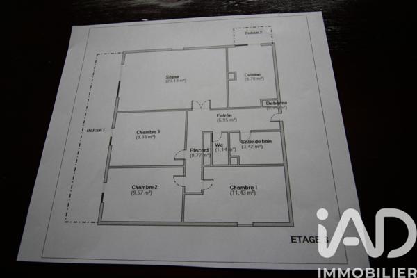 Appartement à vendre 4 pièces 76 m² Nevers