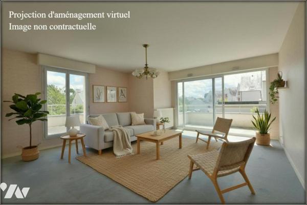 LE RHEU T4 DUPLEX EN CENTRE VILLE AVEC GARAGE ET BALCONS