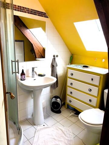 Maison avec double garage et jardin arboré