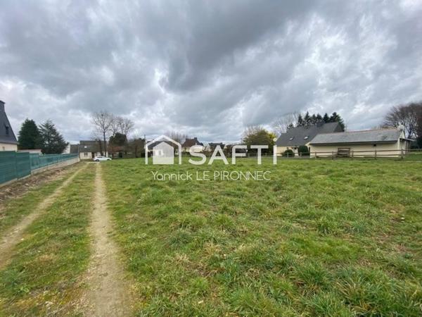 Terrain constructible 830m²